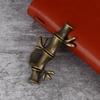 Large Brooches Twig Feather Decoration Vintage Bronze Brooch Sweater Scarf Buckle Cardigan Suit Big Pin