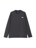 Long Sleeve Flash Dry 3D UV Mixed Color L Crew, Men's, Sweat-Absorbent, Quick-Drying, Protection, Charcoal,
