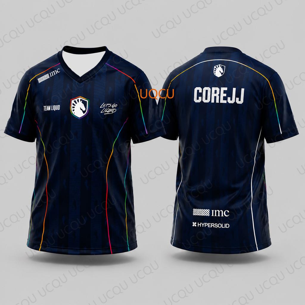 Team Liquid 2026 LOL Jersey League of Legends Training Uniforms MSI Fans Souvenir T-shirts Custom ID  Summer Tops Kid