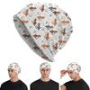 Sleeping Bull Terrier Dog Cartoon Animal Unisex Adult Beanies Caps Knitted Bonnet Hat Warm Autumn Winter Outdoor Skullies Hats
