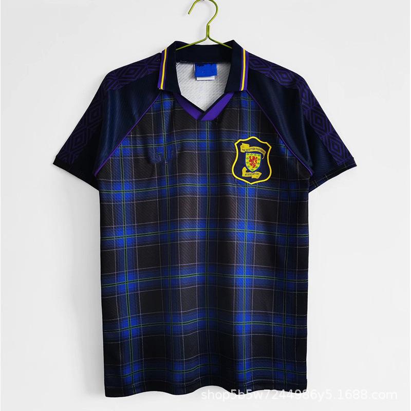 1990 German Scotland Main Vintage Vintage Field Player Edition Jersey, German Müller Kross Havertz Jersey