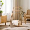 Clothes Rack with Storage Bin Freestanding A-Shaped Frame Garment