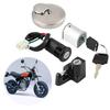 Helmet Lock, Ignition Lock, Lock + Key Set, Motorcycle Ignition Lock, ABS + Aluminum