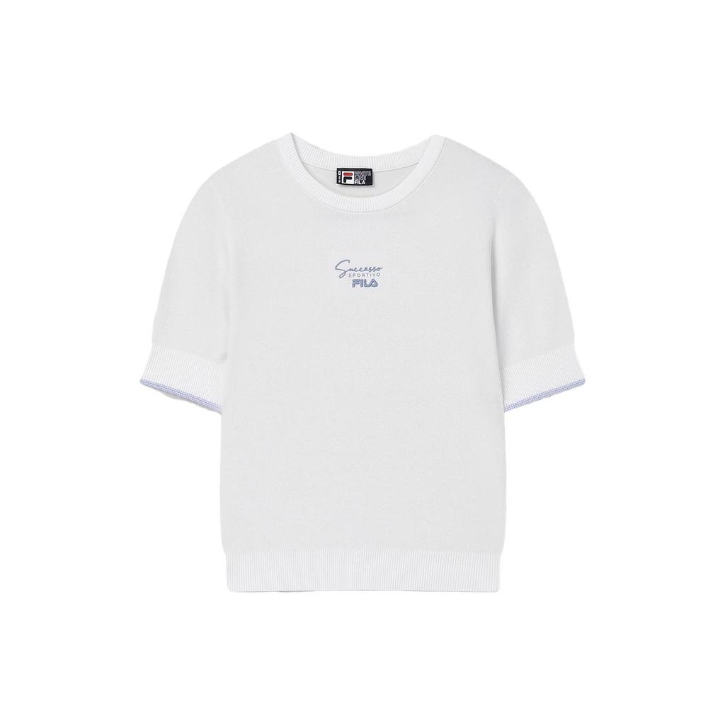 New FILA T Shirt Women's Cloud White F11W338404F-WT