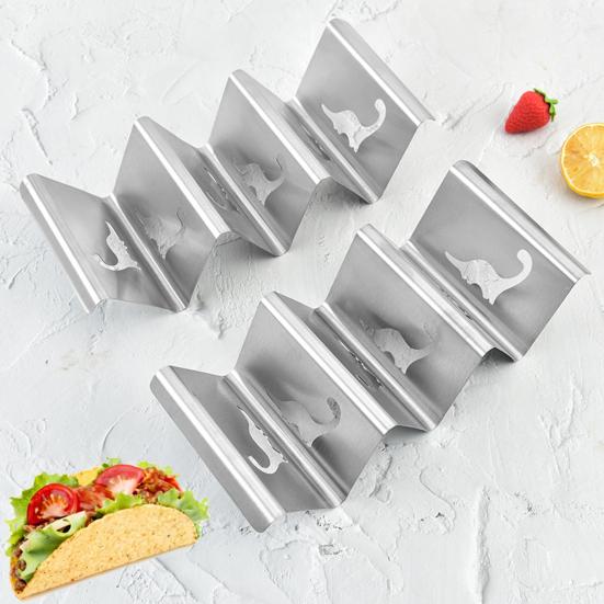 

Прочная подставка для блинов с ручками, позволяющая экономить место при хранении