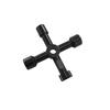 4 In 1 Universal Cross Key Multi Functional Cross Triangle Key Electricians Valve Tools for Electric Water Gas Meter Box Cabinet