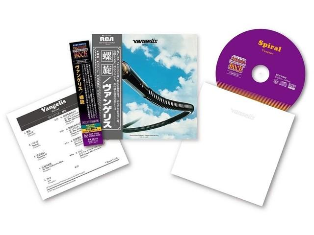 VANGELIS SPIRAL with Bonus Tracks JAPAN MINI LP Blu-spec CD2 SICP-31559 NEW
