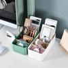 Multipurpose Desktop Storage Box Tv Remote Holder Wooden Table Organizer For Bedroom Living Room Household Detachable Partition