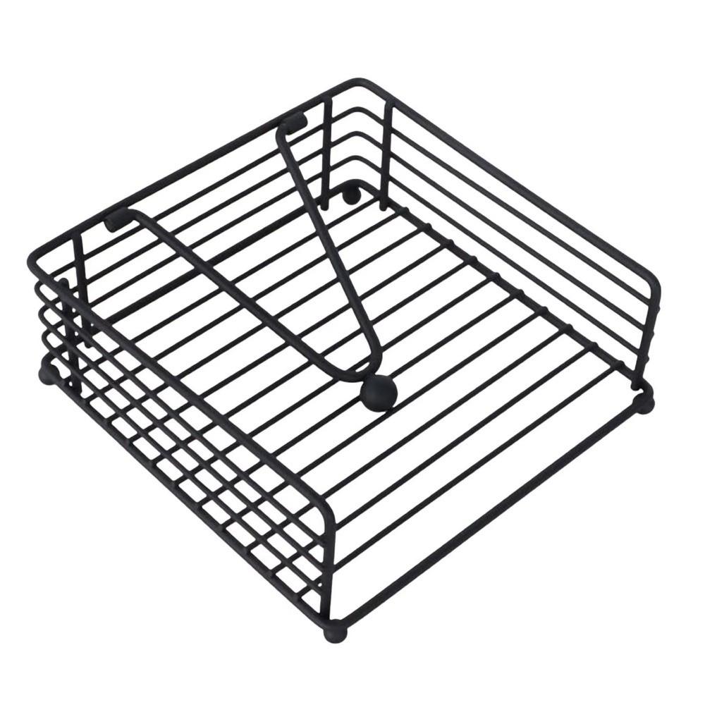 Square Design Napkin Holder Vertical Flat Napkin Dispenser Tissue Organizer  Restaurant