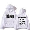 Jessie Murph Hoodie for Autumn Winter Gothic Sweatshirts With Hooded Harajuku Comfortable Clothing Sudaderas Retro Hoody