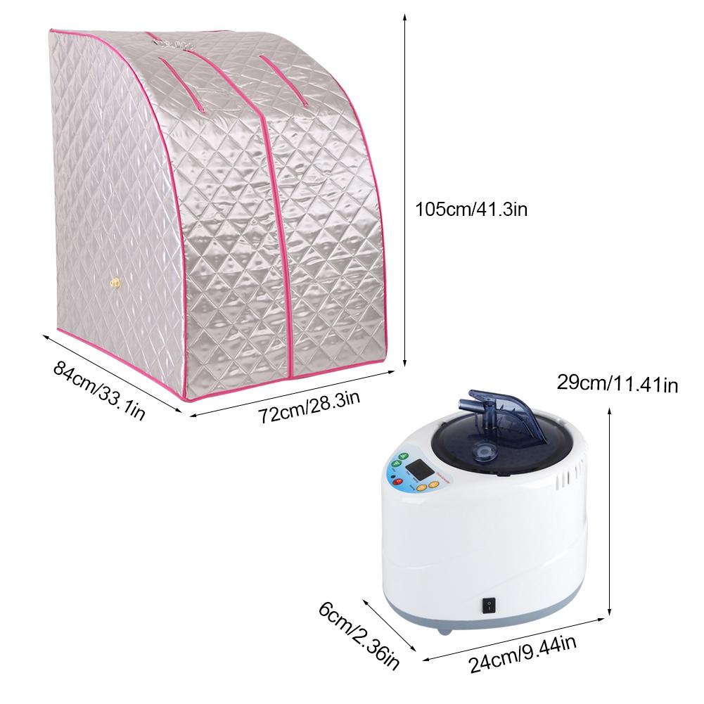 Portable 2L Steam Sauna Spa Home Tent Pot Machine Slimming Weight Loss Therapy /