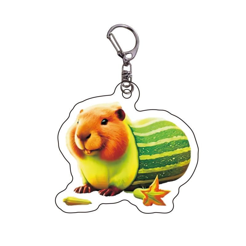 Playful Italian Brainrot Animals Keychains Acrylic Shark Keychain Meme Keyrings Fans Friends Gifts Phone Charms Backpack Pendants