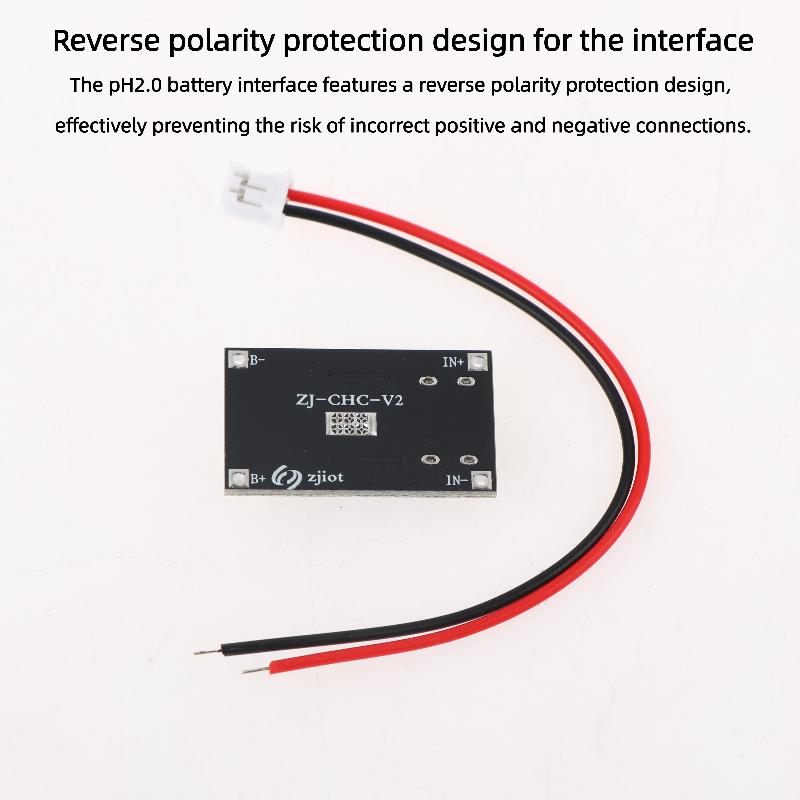 Tp4056 3.7V Lithium Battery Charging Module 1A Type-C Port Ph2.0 Terminal Overcurrent Protection Board