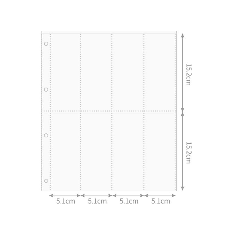 Sweet Heart Cutout Binder A4 Macaron Gradient Card Album D-Ring Loose-Leaf Cute Photocard Holder for K-Pop Idol Photo Collection