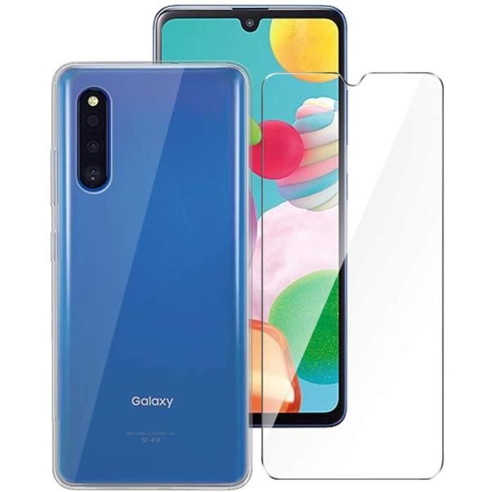 Coque + Verre Trempé - Samsung - Galaxy A41 - Incassable - Anti-éclatement - Silicone