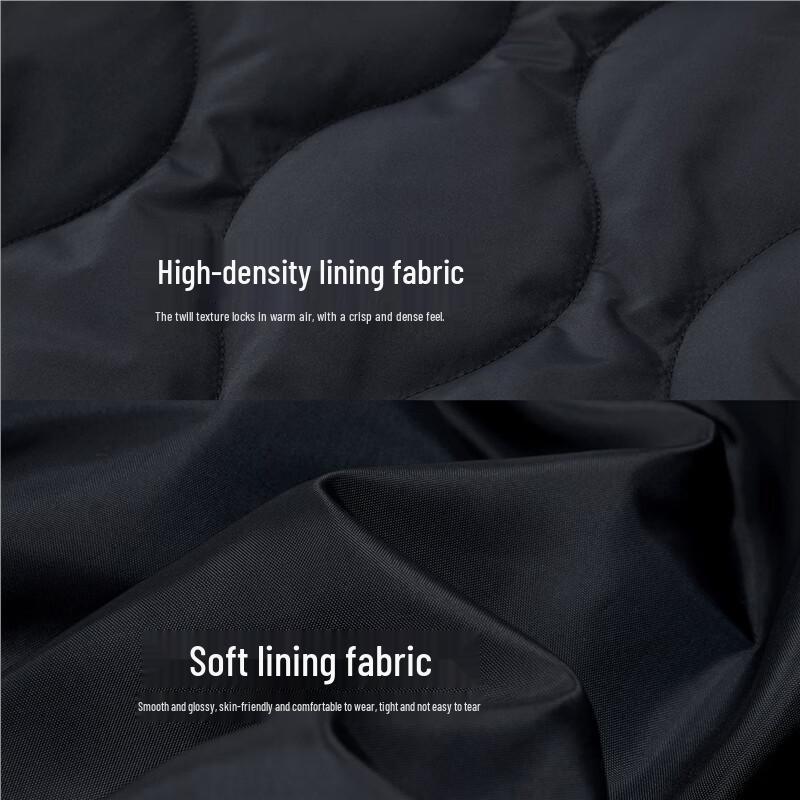 Giordano Men's Padded Quilted Stand Collar Jacket