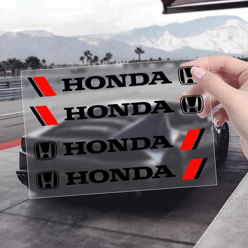 

4Pcs PVC Car Door Handle Badge Protector Decal Wiper Sticker For Honda Civic Accord Fit CRV Jazz Odyssey Insight Legend HRV