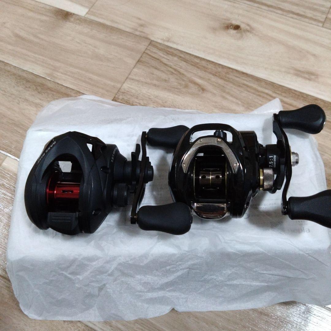 Used Daiwa 19 Bass X 80 Shimano 18 Bass Rise with bonus lure