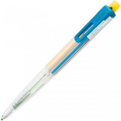 Lápices automáticos de 8 colores Pentel Arts, colores surtidos con clip de acento, 1 lápiz (PH158) 1 lápiz
