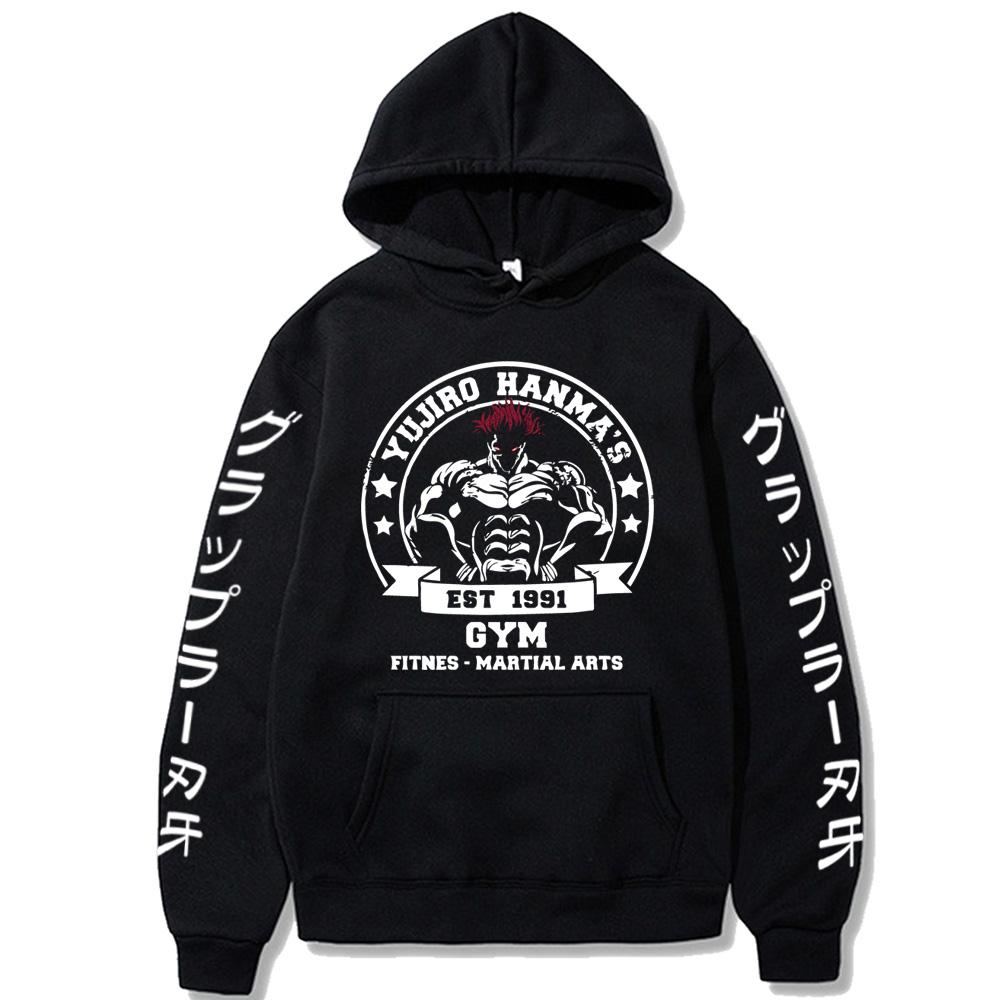Anime Drôle Yujiro Baki Hanma Hoodie Sweatshirt Loog Sleeve Grappler  Fighting Fighter Round Clothing Pullover Tops acheter à prix bas —  livraison gratuite, avis réels avec des photos — Joom