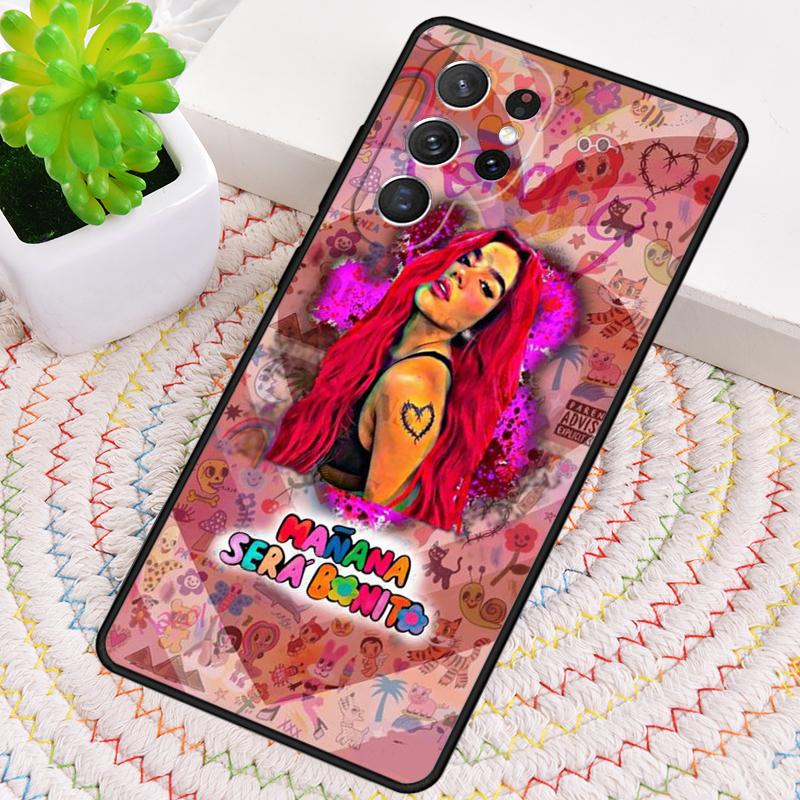 Karol G Bumper Silicone Phone Case For Samsung Galaxy note 10 pro S26 S25 S24 S23 S22 S21 Plus S25Ultra Capa Cover