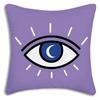 Fashion Trend Eyes Pillow Covers Cartoon Sofa Decorative Home Double-sided Printing Short Plush Cute Cushion Cover
