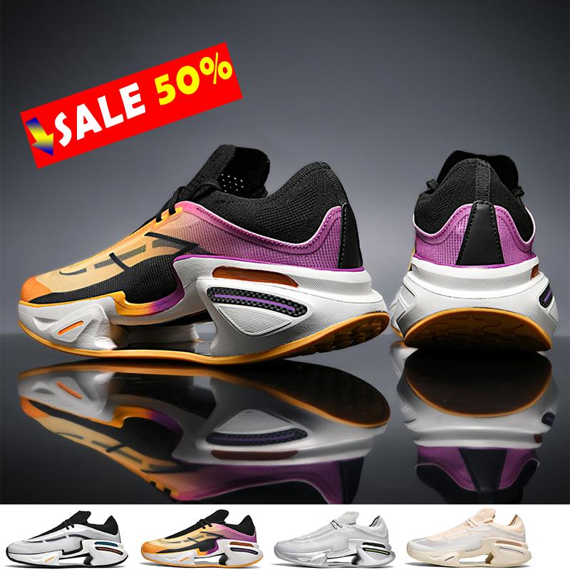 Marathon Men Sports Running Shoes Air Cushion Breathable Lightweight Male Comfortable Athletic Nonskid Sneakers Outdoor Tenis