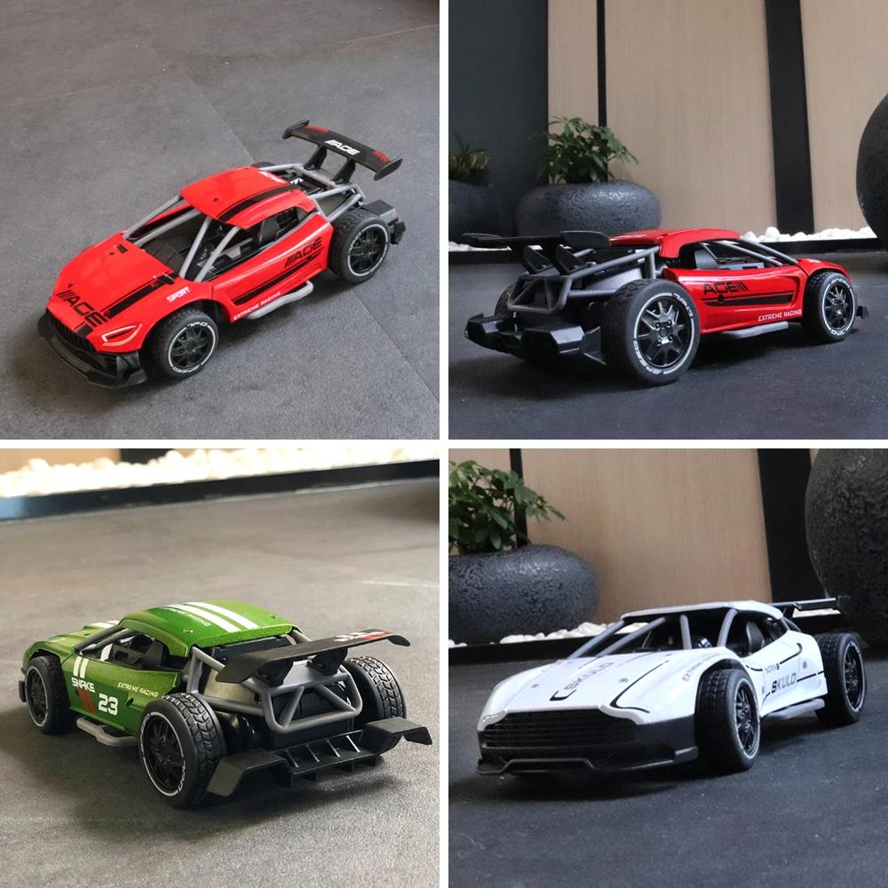 1/24 2.4G Alloy Remote Control Drift Car Racing Vehicle for Boy 2WD RC Car Model High Speed Off-road Car Kids Toy Birthday Gift