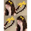 Non-slip Hair Bands Flocking Hair Accessories Bow Headband  New Year Hair Styling Accessories