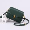 New Bag One-shoulder Crossbody Bag for Women's Niche Design Genuine Leather Square Bag Fashionable Simple Autumn Bag