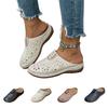 Women's Plus Size Hollow Out Slip On Casual Open Back Sandals Soft Sole Comfortable Walking Shoes