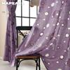 1 Stück NAPEARL Eleganter Blumen Jacquard Tüllvorhang für Schlafzimmer Wohnzimmer Fenster Heimdekoration