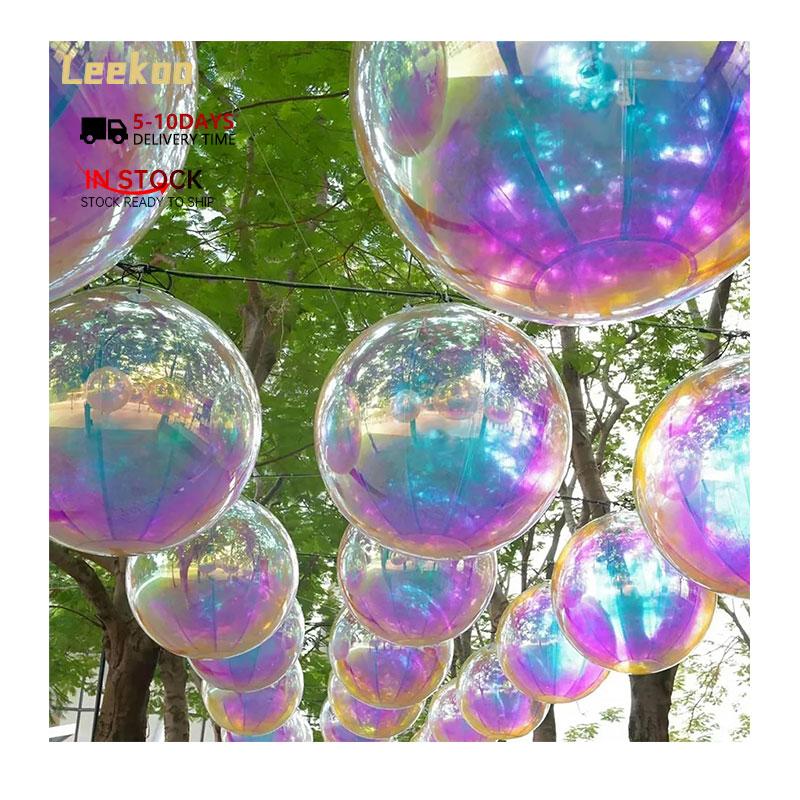 Inflatable Mirror Decoration Ball Attractive Brightness Shine Sphere Reflective Inflatable Ball for Shopping Mall