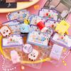 Cartoon Stationery Squeeze Toy with Bell Ball Chain Stress Relief Slow Rising Kitchenware Sensory Fidget Toy Decompression Tools