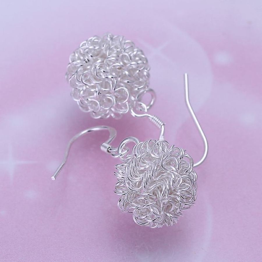 Pendant Hook Women Girls Beautiful Cute Fashion Silver Wedding Pendant Earrings Jewelry