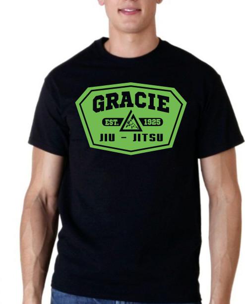 

Gracie Fighter MMA Jiu Jitsu T-shirt Tee green M