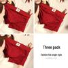Men's Auspicious Red Modal Cotton Boxer Briefs
