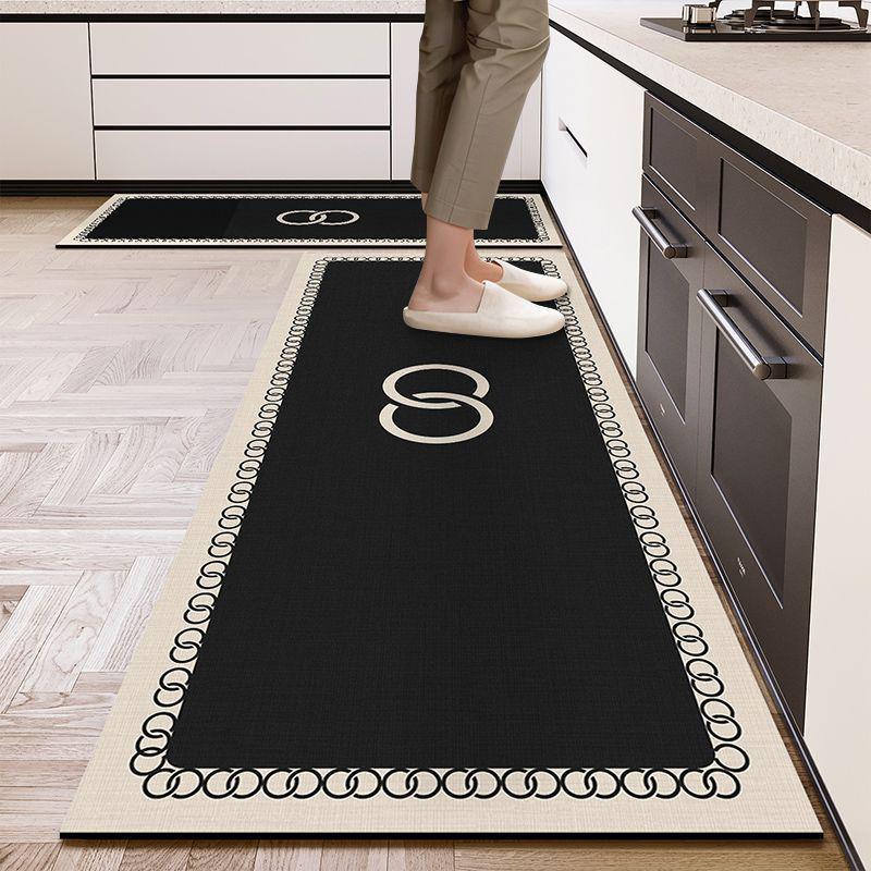 Non-Slip Diatomaceous Earth Kitchen Mat Set - Dirt-Resistant, Easy-Care, Absorbent, Two-Piece Foot Pad Carpet