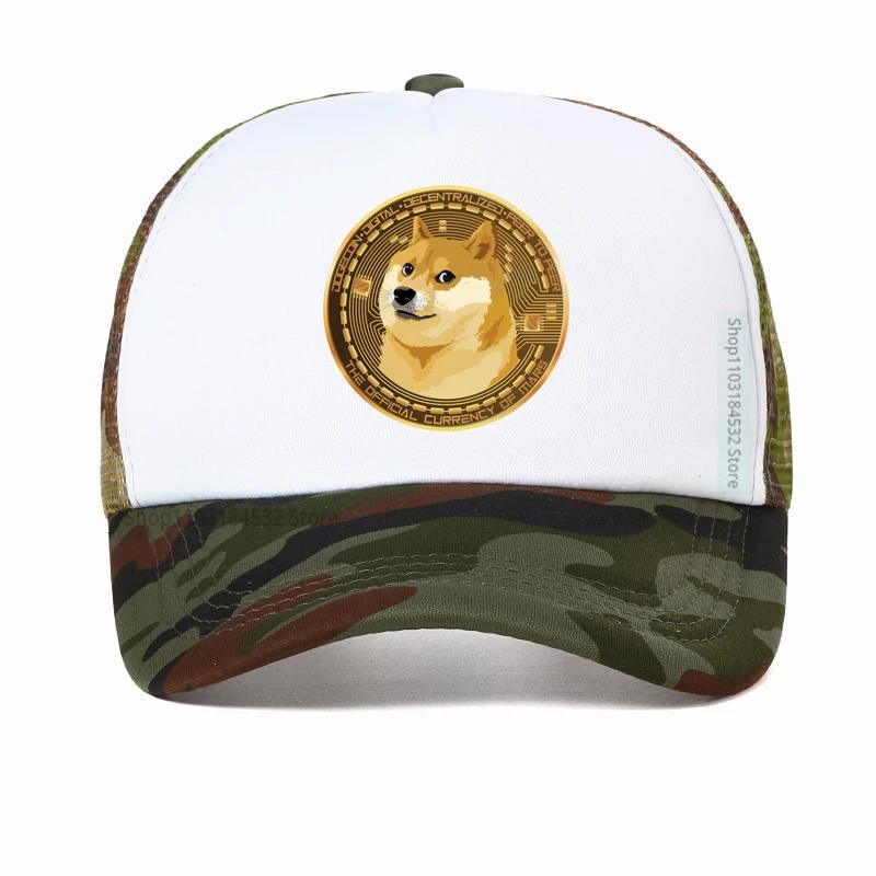 

Bitcoin Baseball Cap Casual 3D Print Hip Hop Harajuku Personality Dad hat breathable Mesh Trucker hats Adjustable