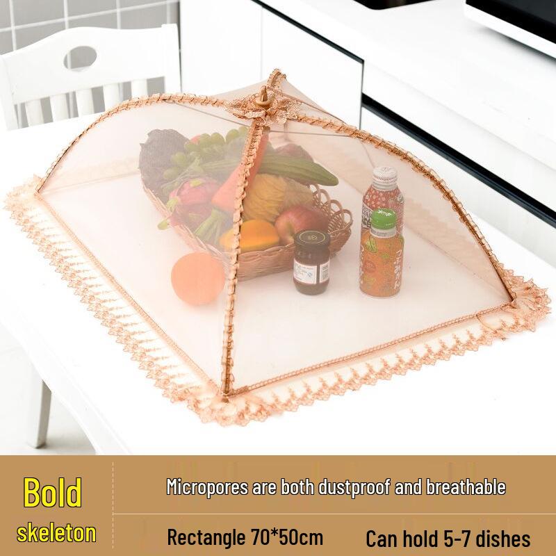 Foldable Anti-Fly Dustproof Food Cover for Leftovers