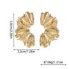 Exaggerated Vintage Multi-Layer Floral Ginkgo Leaf Earrings for Women