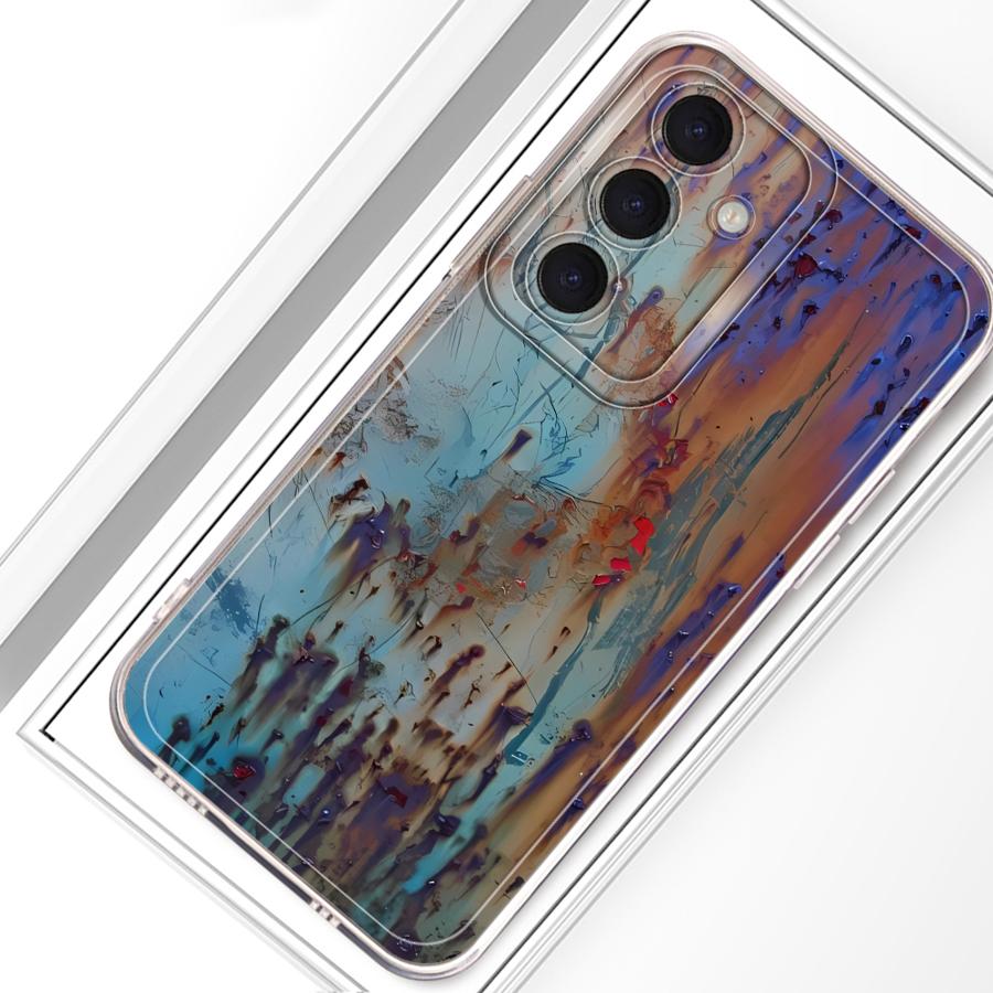 Phone Cover Case for Samsung Galaxy A55 A23 A25 A51 A36 A13 A54 A15 A52 A31 A33 A52 A56 A50 A34 A35 A26 A24 A14 A16 Rust Art