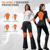 Wosawe CE Approved Motorcycle Back Protector Universal Motorbike Knee Pads Soft Motorcycle Jacket Insert Armor Equipment