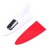 White Universal Shark Fin Roof Antenna Aerial Radio Signal Decoration Car Trim A
