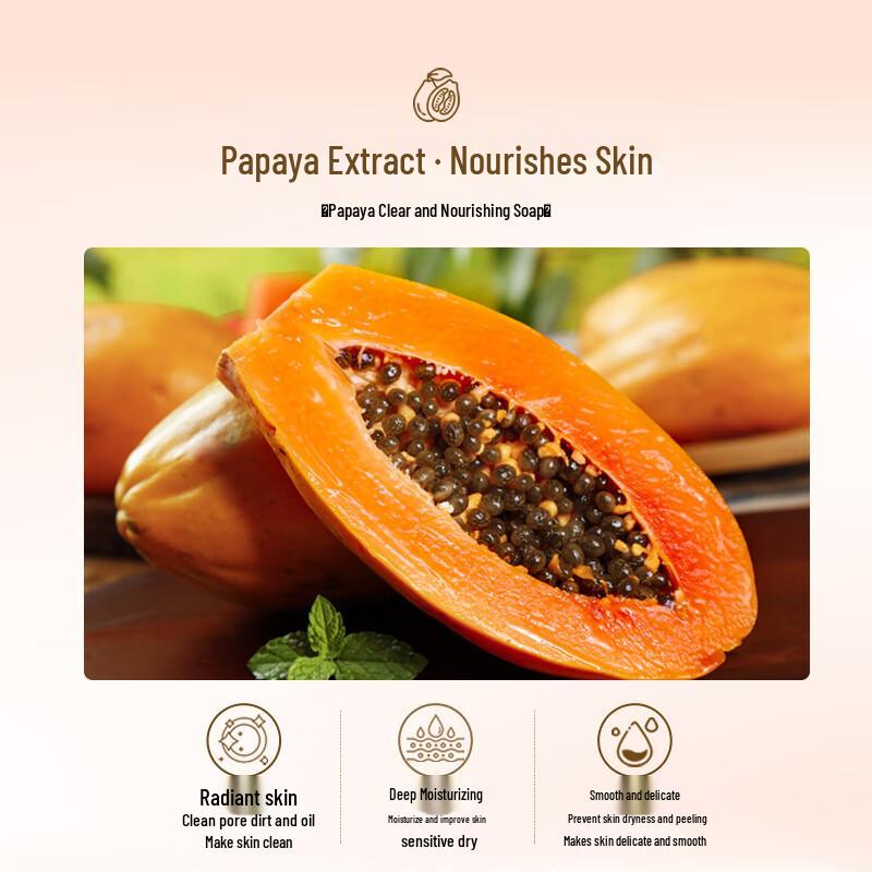AIFUJIAPIN Papaya Handmade Soap