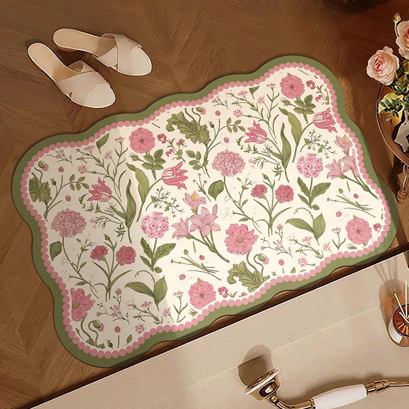 American Style Diatomaceous Earth Non-Slip Quick-Drying Bathroom Entrance Mat