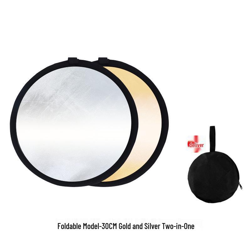 

Портативный складной круглый отражатель и рассеиватель 5-в-1 для фотографии