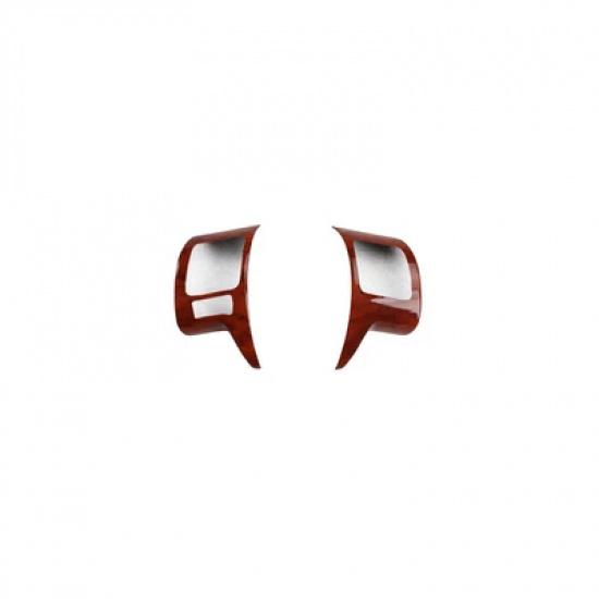 Interior Wooden Color Trim Center Console Cover Window Control Panel Moulding Trim Accessories For Toyota Corolla 2007-2013