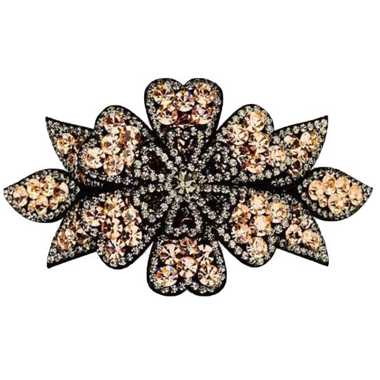 Přenosná lesklá vlásenka Sladká Velká přilnavost Protiskluzová spona na pokrývku hlavy