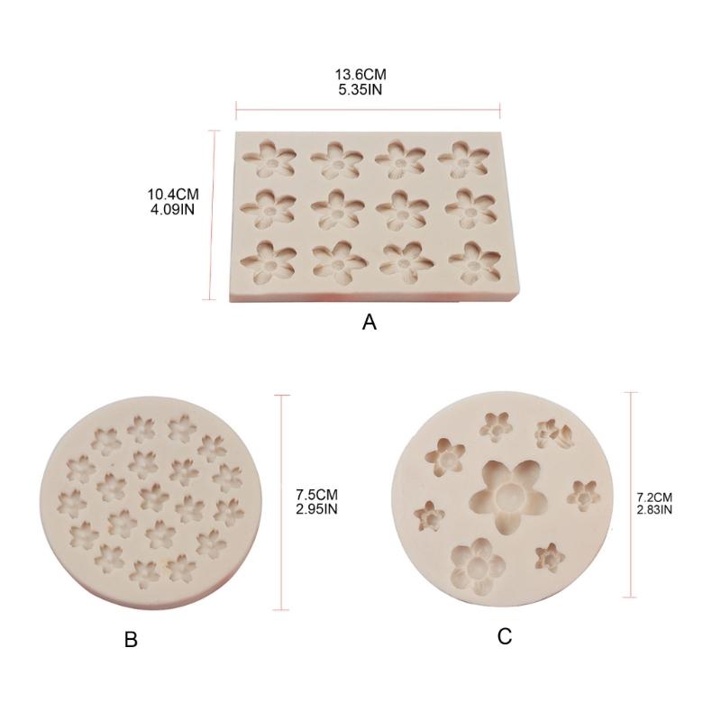 Plum Blossom Silicone Mold Fondant Mousse Cake Mold Chocolate Mould Bakeware Cake Decorating Tool Resin Art